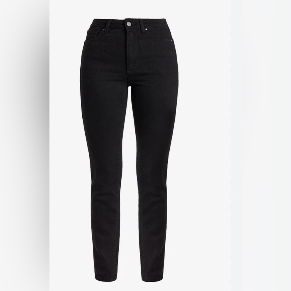 Anine Bing - Jagger High Rise Skinny Over Dye Black - Picture 2 of 5